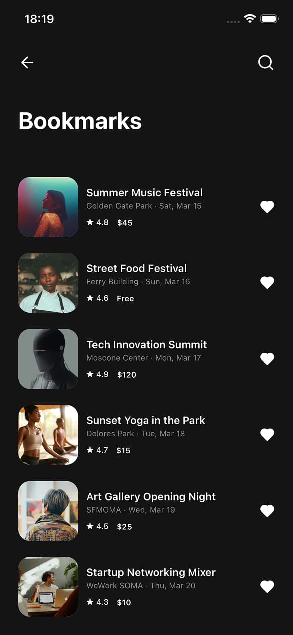 Event Map