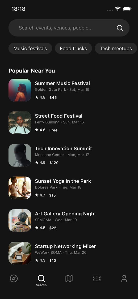Discover Events