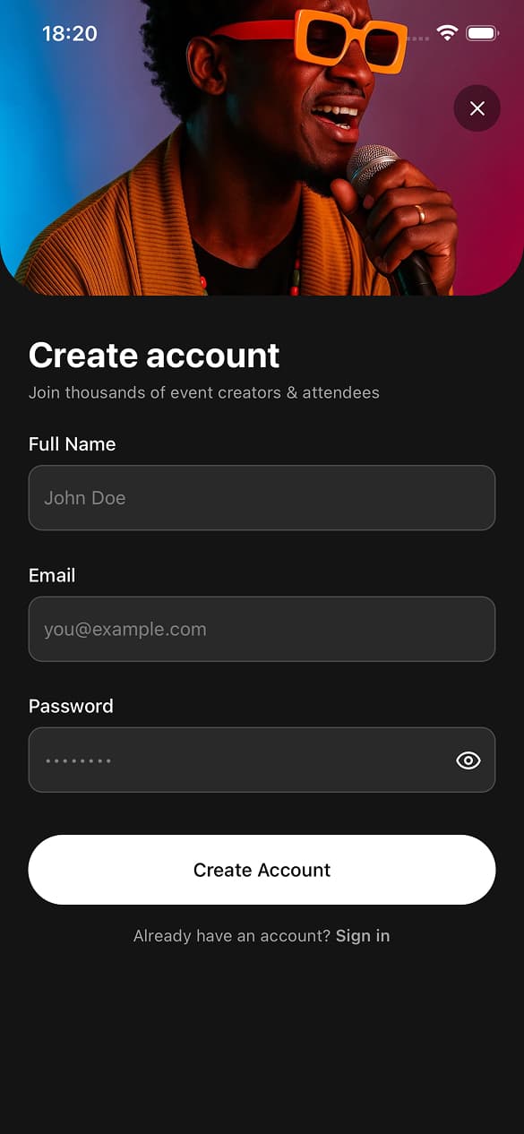 Onboarding Step 1