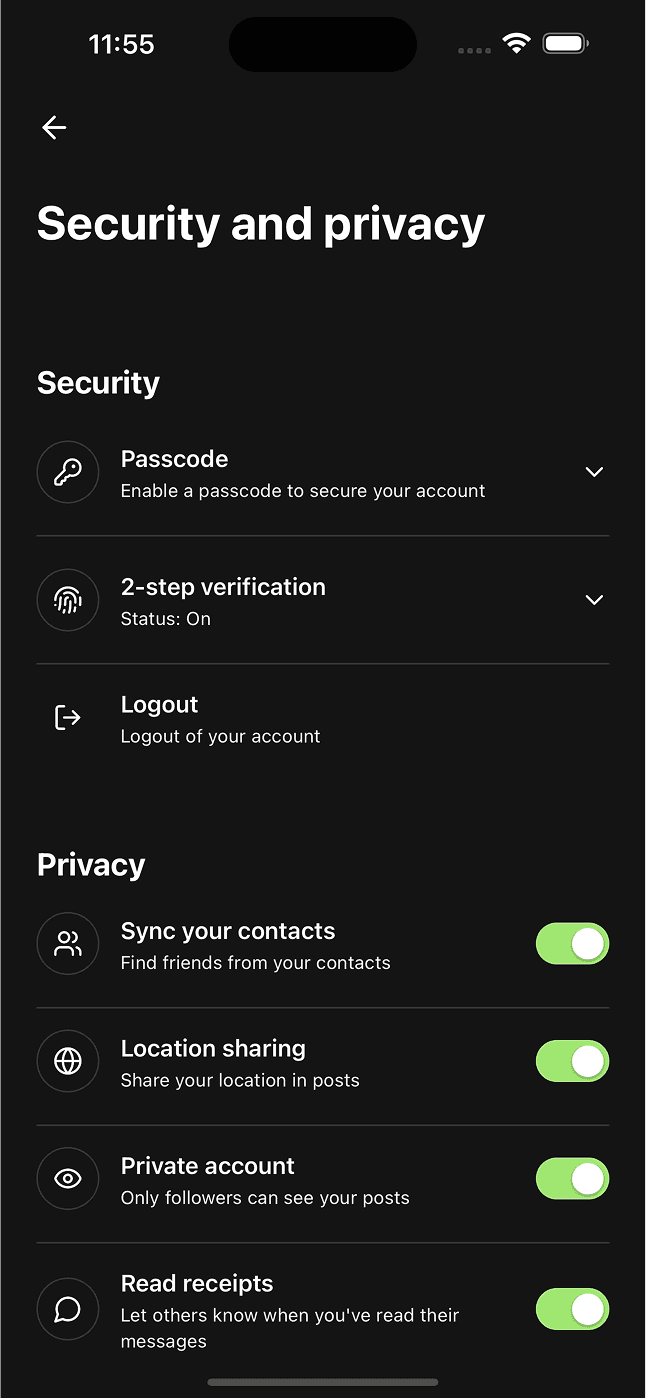 Notification Settings