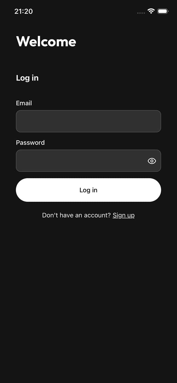 Fronty Dark Screen 11