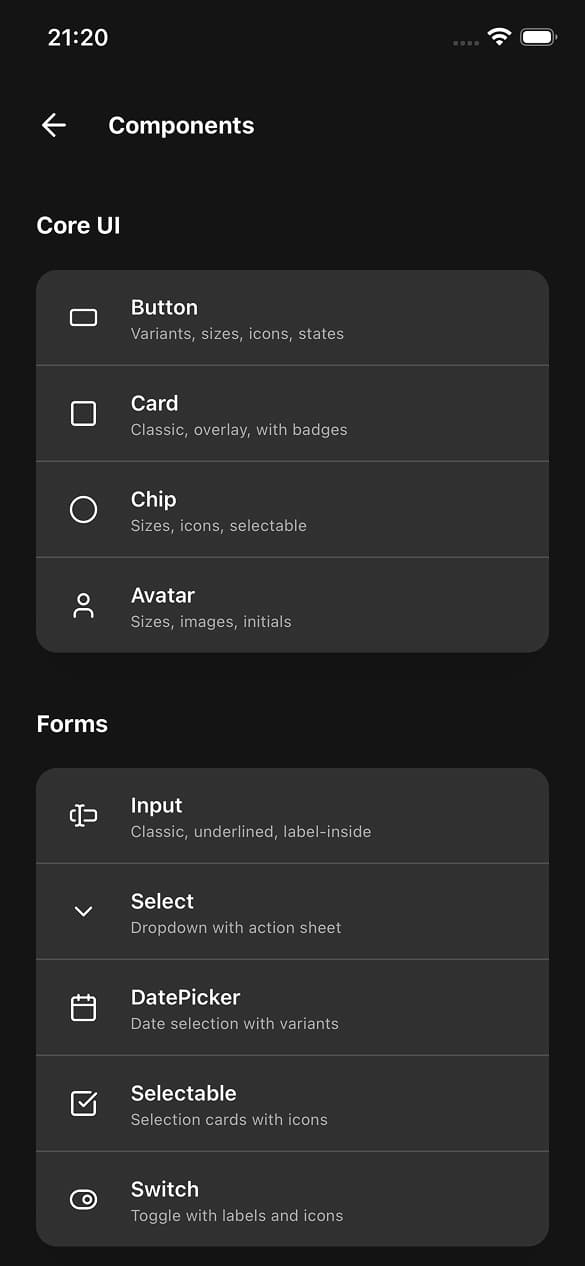 Fronty Dark Screen 12