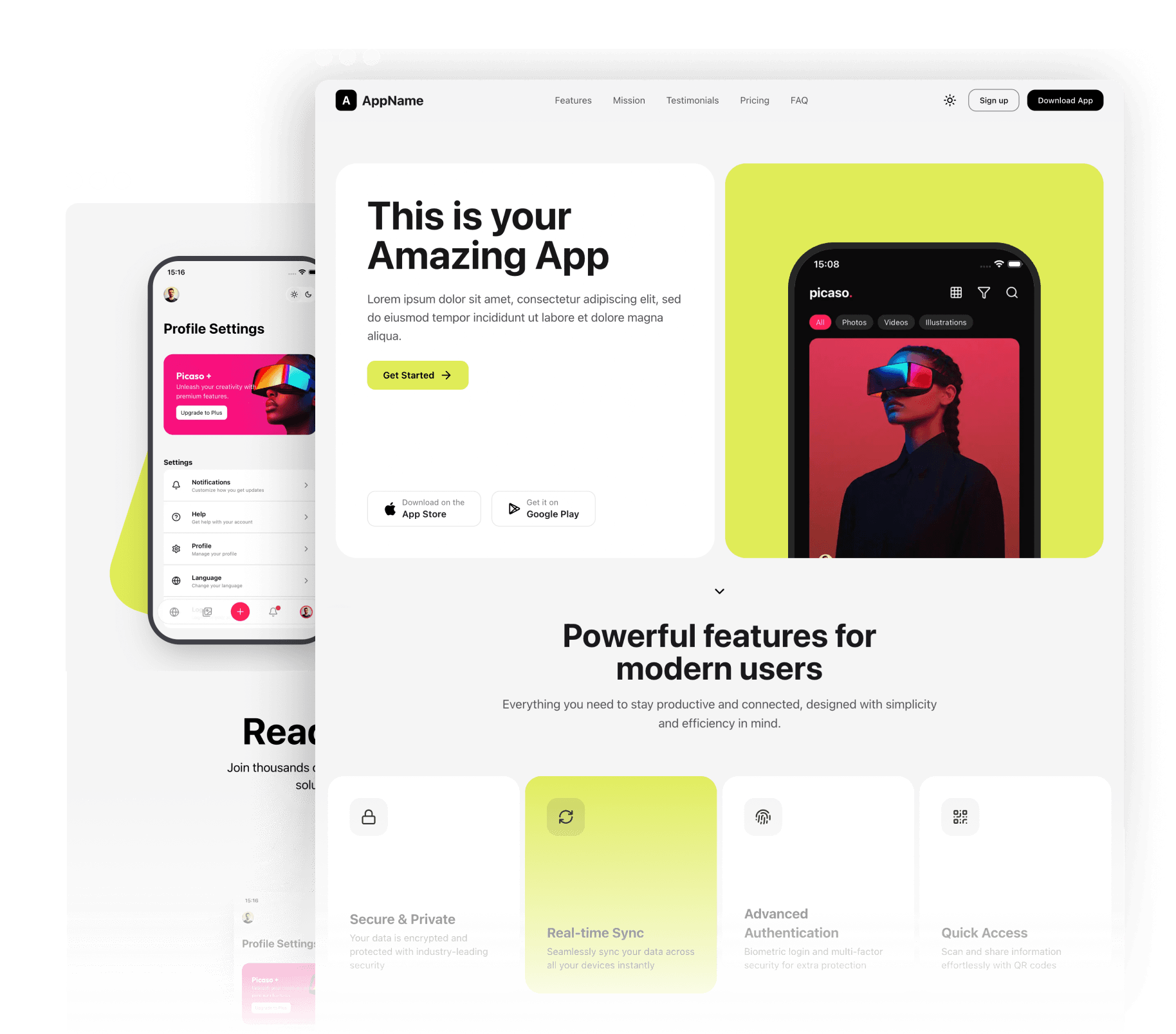 Landy Landing Page