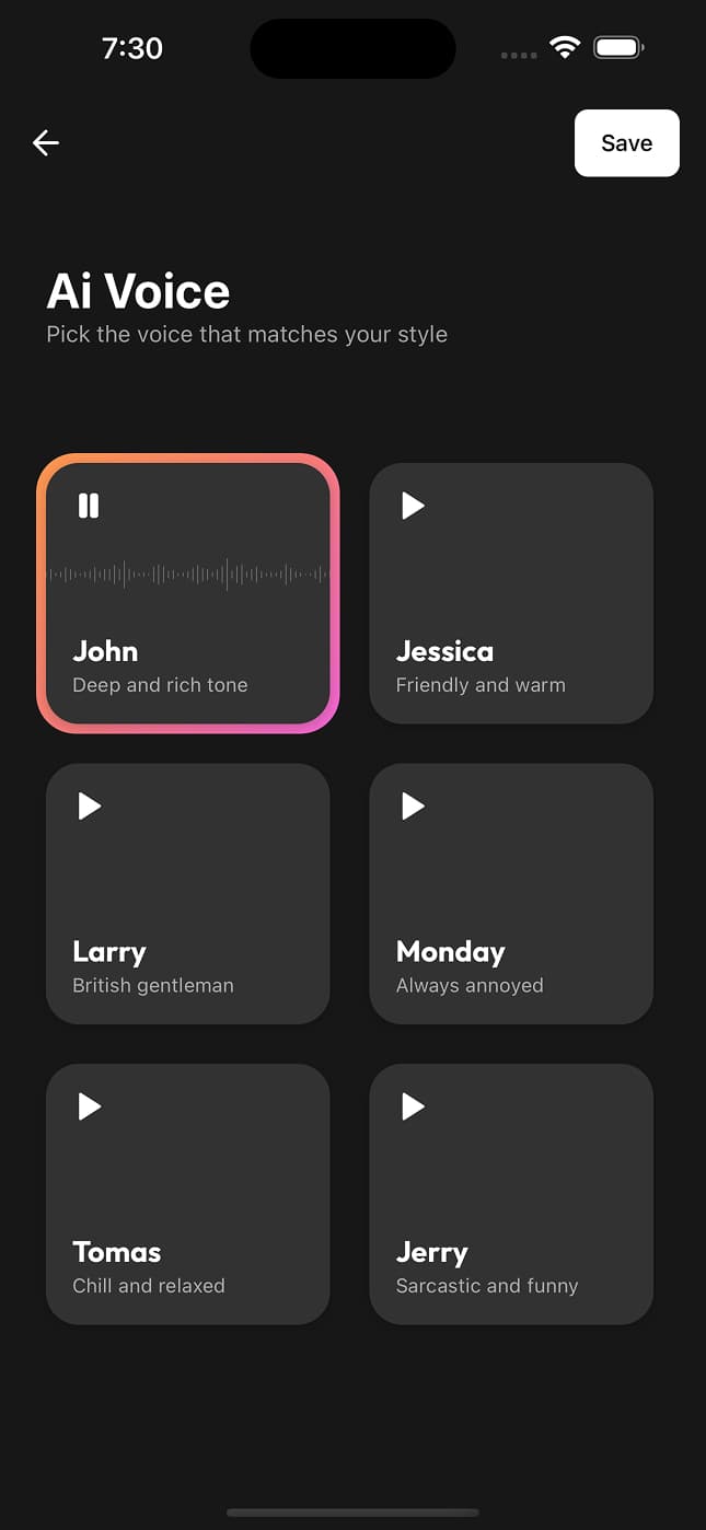 Profile Customization