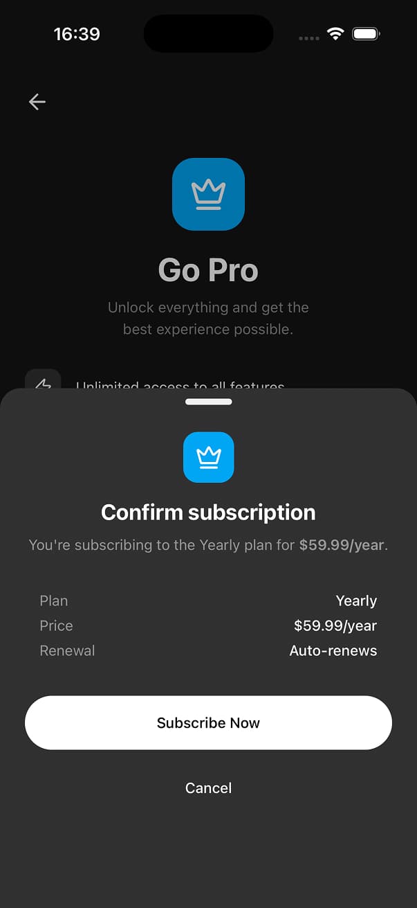 Uniwind Starter Dark Screen 7