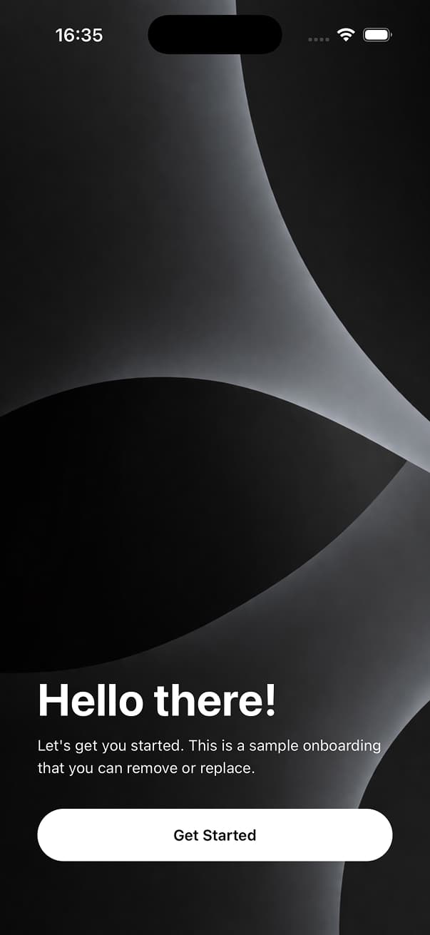 Uniwind Starter Dark Screen 8