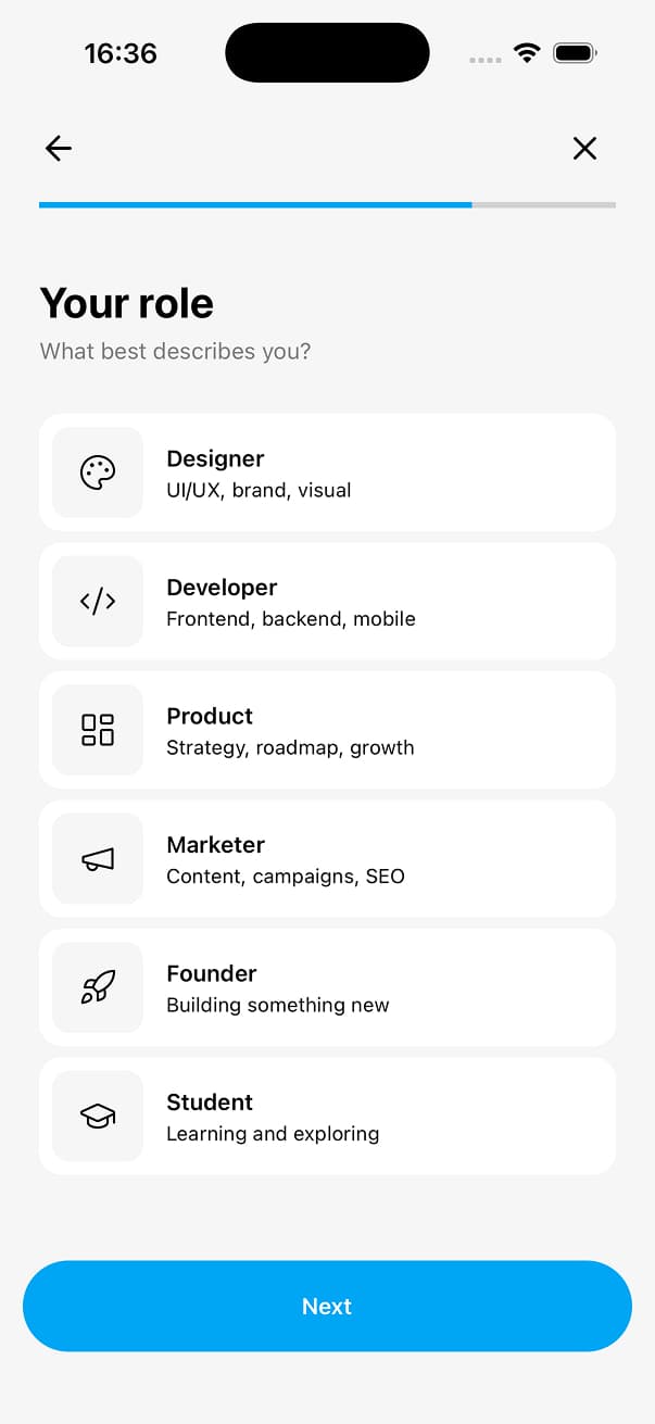 Uniwind Starter Light Screen 10