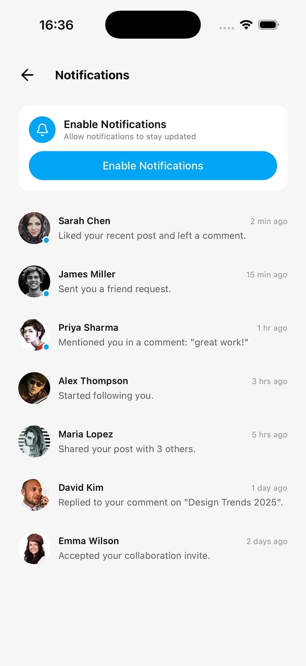 Uniwind Starter Light Screen 5